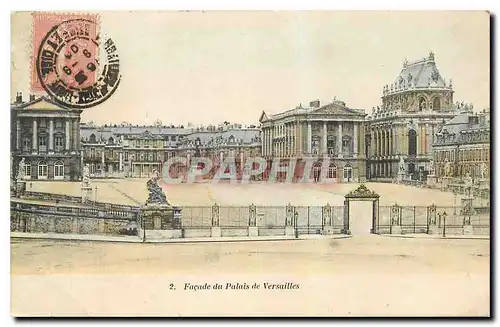 Cartes postales Facad du Palais de Versailles