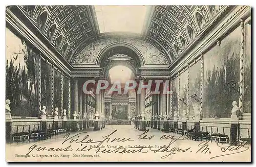 Cartes postales Palais de Versailles La Galerie des Batailles