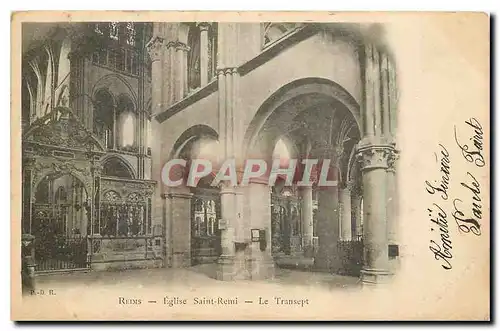 Cartes postales Reims Eglise Saint Remi Le Transept