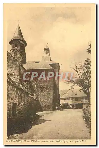 Ansichtskarte AK Collonges l'Eglise monument historique Facade Est