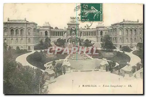 Cartes postales Marseille Palais Longchamp