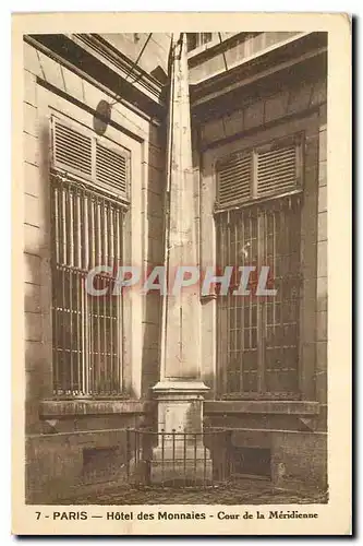 Ansichtskarte AK Paris Hotel des Monnaies Cour de la Meridienne