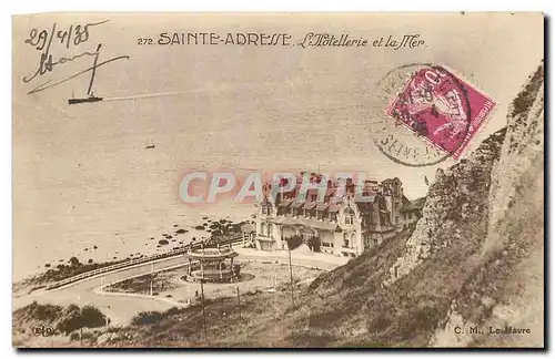 Cartes postales Sainte Adresse l'Hotellerie et la Mer