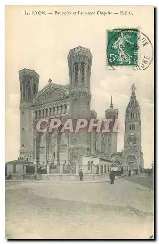 Cartes postales Lyon Fourviere et l'Ancienne Chapelle