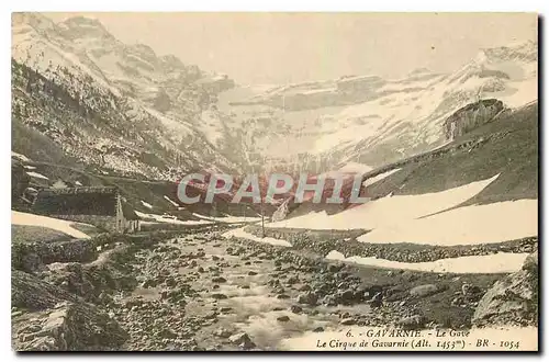 Cartes postales Gavarnie Le Gave Le Cirque de Gavarnie