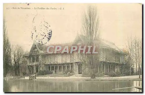 Cartes postales Bois de Vincennes Le Pavillon des Forets