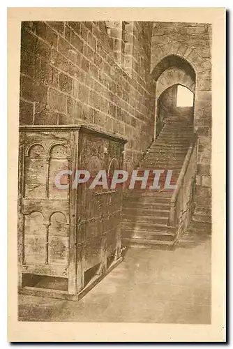 Ansichtskarte AK Obazine Correze Abbaye Cistercienne Armoire Escalier relant l'eglise