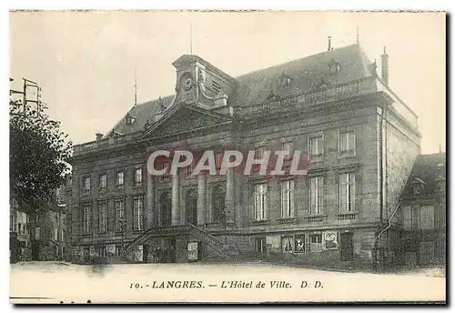 Cartes postales Langres l'Hotel de Ville