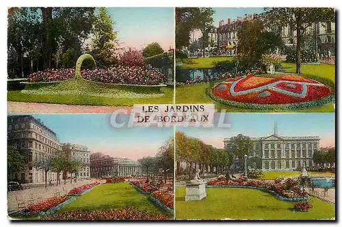 Cartes postales Les Jardins de Bordeaux