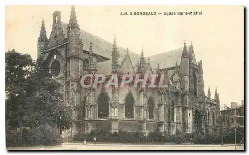 Cartes postales Bordeaux Eglise Saint Michel