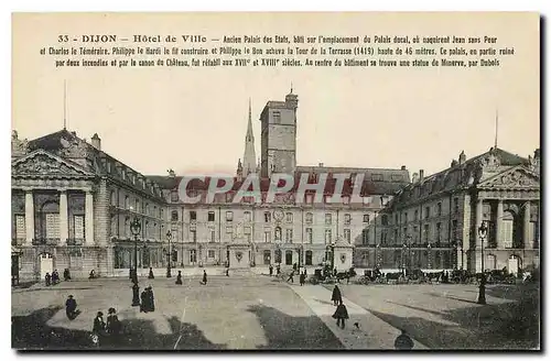Cartes postales Dijon Hotel de Ville