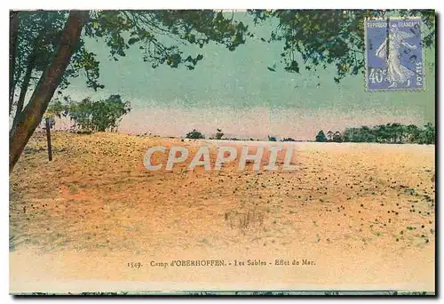 Cartes postales Camp d'Oberhoffen Les sables Effet de Mer Militaria