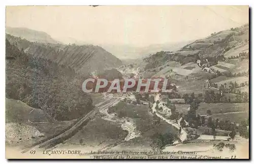 Ansichtskarte AK Le Mont Dore La Vallee de la Dordogne vue de la Route