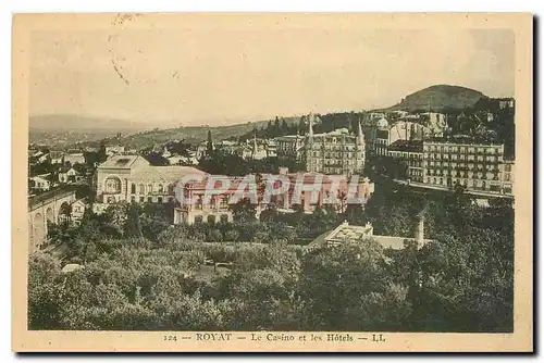 Cartes postales Royat Le Casino et les Hotels