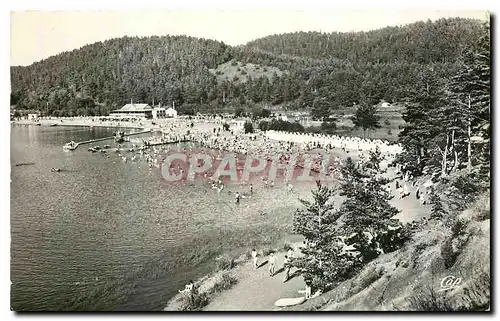 Ansichtskarte AK l'Auvergne Lac Chambon Vue generale de la Plage