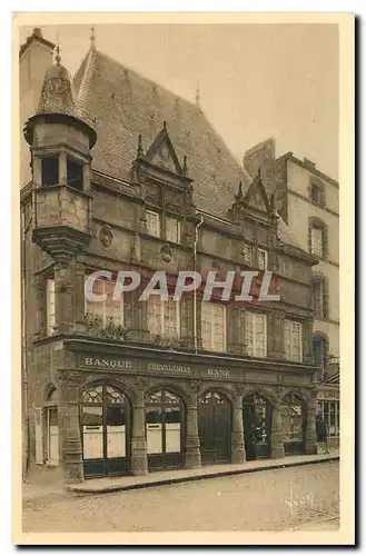 Cartes postales Riom Puy de Dome Maison des Consuls Banque Chevalerias