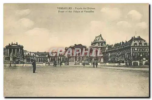 Ansichtskarte AK Versailles Facade du Chateau