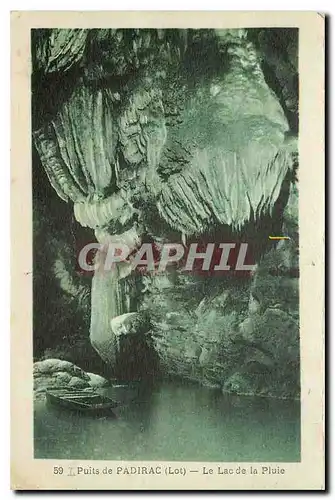 Cartes postales Puits de Padirac Lot La Lac de la Pluie
