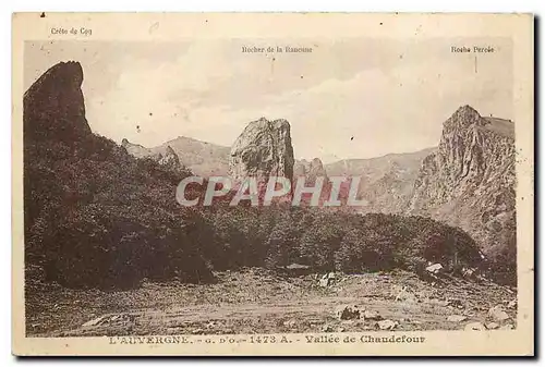 Cartes postales l'Auvergne Vallee de Chaudefour