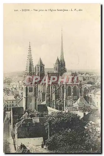 Ansichtskarte AK Dijon Vue prise d l'Eglise Saint Jean