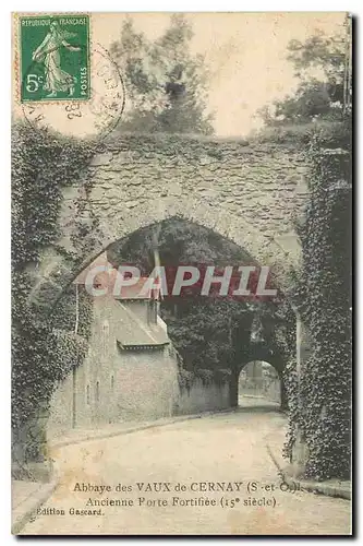 Cartes postales Abbaye des Vaux de Cernay S et O Ancienne Porte Fortifee