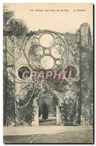 Cartes postales Abbaye des Vaux de Cernay La Rosace