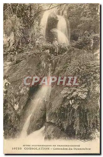 Cartes postales Sites pittoresques de Franche comte Consolation Cascades du Dessoubre