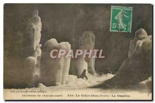 Ansichtskarte AK Excursion en Franche Comte La Crace Dieu Doubs La Glaciere