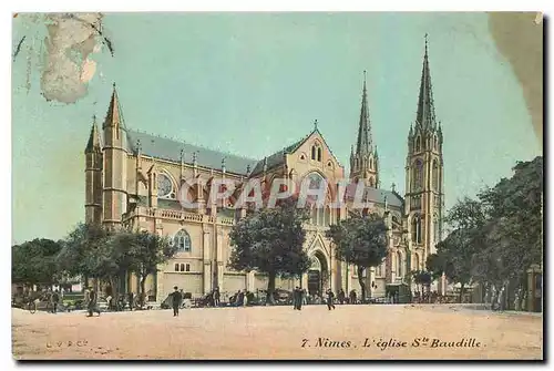 Cartes postales Nimes l'Eglise Ste Baudille