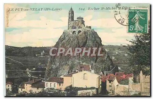 Ansichtskarte AK Le puy en Velay Hte Loire Rocher St Michel