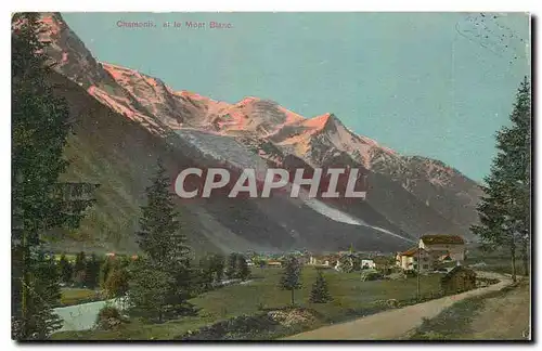 Cartes postales Chamonix et le Mont Blanc