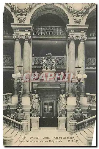 Cartes postales Paris Opera Grand Escalier