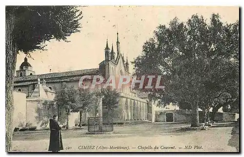 Cartes postales Cimiez Alpes Maritimes Chapelle du Couvent