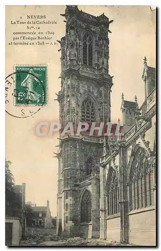 Cartes postales Nevers La Tour de la Cathedrale