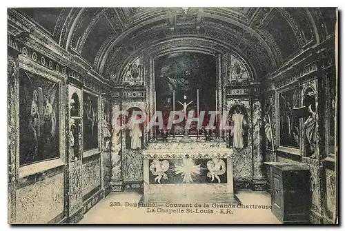 Cartes postales Dauphine Couvent de la Grande Chartreuse La Chapelle St Louis