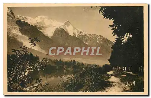 Cartes postales Chamonix Mont Blanc Haute Savoie Le miroir du Mont Blanc