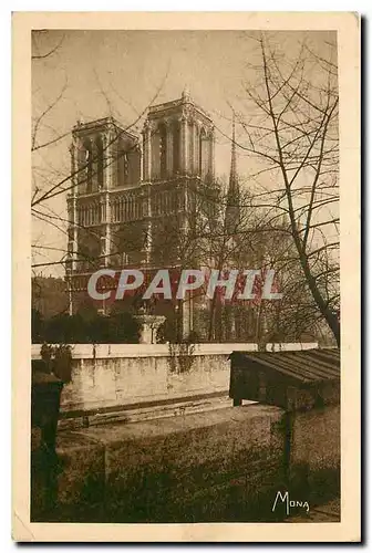 Ansichtskarte AK Les Petits tableaux de Paris Cathedrale Notre Dame