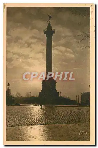 Cartes postales Paris Place de la Beatille Colonne de Juillet