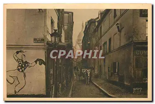 Cartes postales Paris Montmartre La Rue Saint Rustique