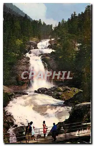 Cartes postales moderne Les pyrenees Environs de Cauterets La Cascade du Pont d'Espagne