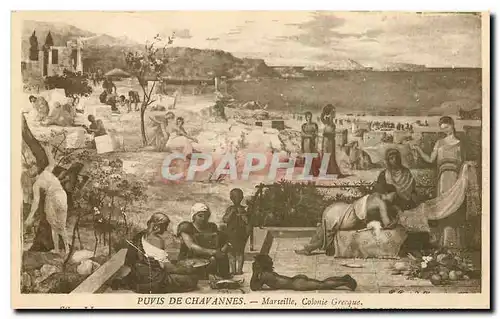 Cartes postales Puvis de Chavannes Marseille Colonie Grecque