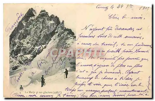 Cartes postales La Meije et ses glaciers