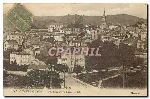 Cartes postales Chatel Guyon Vue prise de la Gare