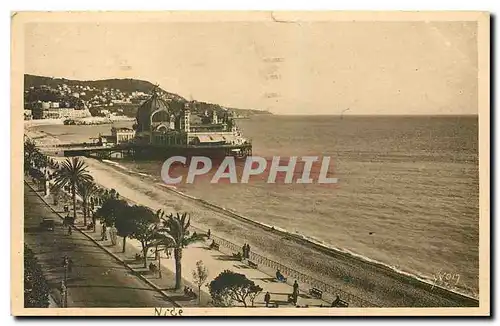 Ansichtskarte AK Cote d'Azur Nice Alpes Maritimes Pormenade des Anglais et Palais de la Jetee