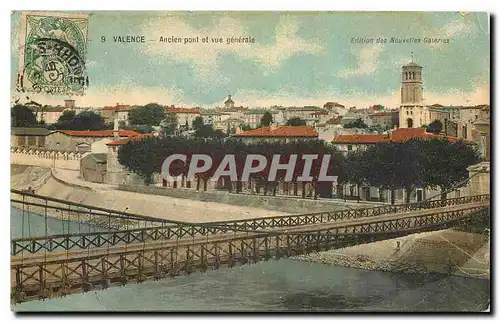 Ansichtskarte AK Valence Ancien pont et vue generale