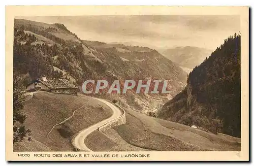 Ansichtskarte AK Route des Aravis et valle de l'Arondine