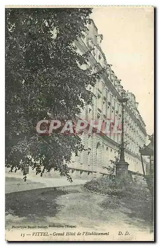 Cartes postales Vittel Grand Hotel de l'Etablissement