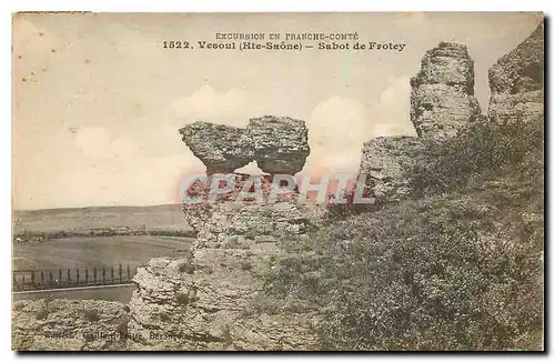 Cartes postales Excursion en Franche Comte Vesoul Hte Saone Sabot de Frotey