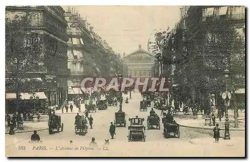 Cartes postales Paris L'Avenue de l'Opera