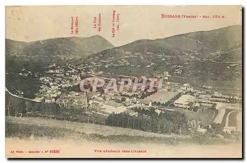 Cartes postales Bussang Vosges Vue generale l'Alsace